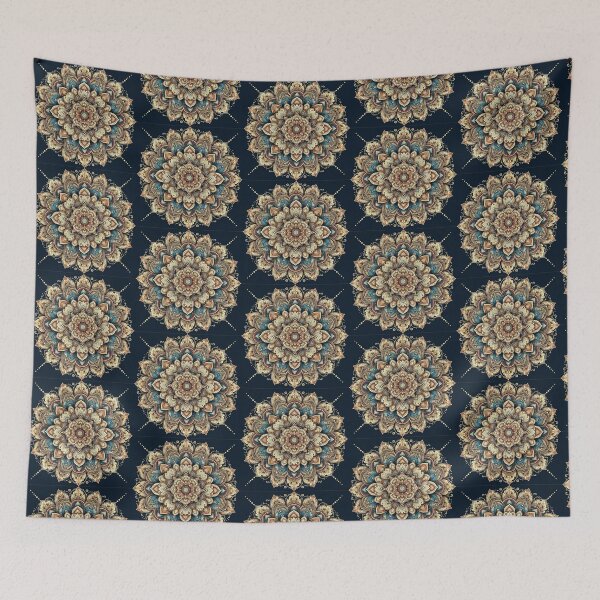 Item preview, unique colorful geometric mandala design designed and sold by NivyasArtistry.