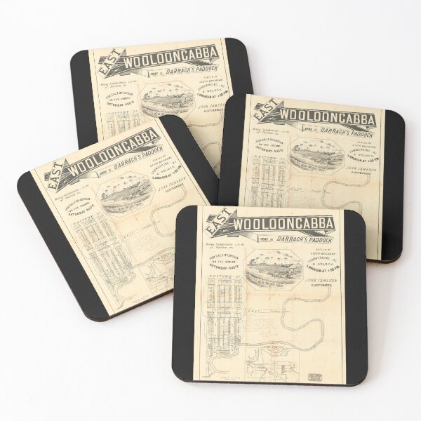 Item preview, East Wolloongabba Estate (East Brisbane) Darragh's Paddock Estate Vintage Map, Suburb Map, Historical Map, Real Estate Map designed and sold by housedetective.