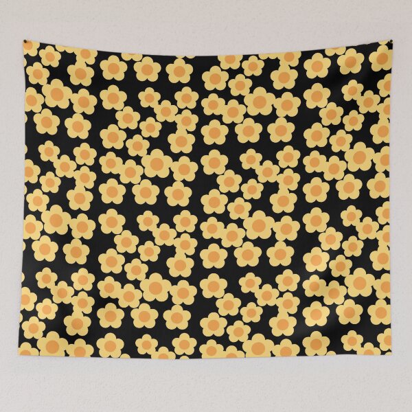 Item preview, Happy boho retro floral pattern designed and sold by SWETA HALDER.