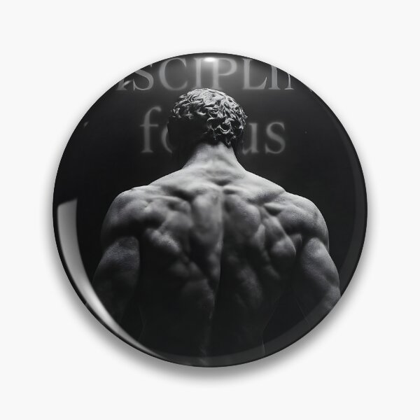 Item preview, Consistency. Discipline. Focus. | Stoic Strength Wall Art for Men designed and sold by AbstractAuraArt.