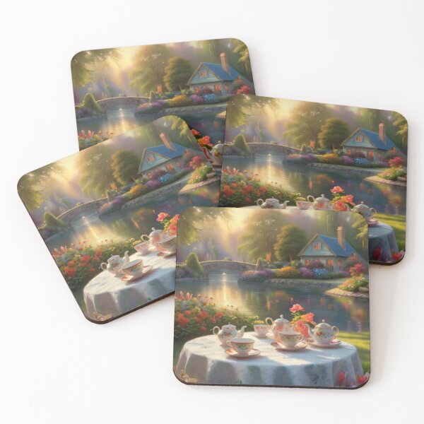 Item preview, Painted Moments: Spring Tea Among Blossoms designed and sold by BlareBlare.