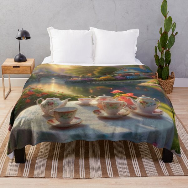 Item preview, Painted Moments: Spring Tea Among Blossoms designed and sold by BlareBlare.
