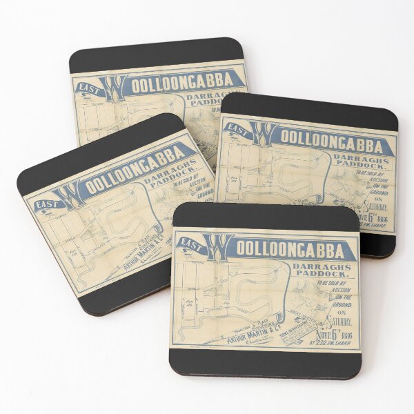 Item preview, East Wolloongabba Estate (East Brisbane) Darragh's Paddock Estate Vintage Map, Suburb Map, Historical Map, Real Estate Map designed and sold by housedetective.