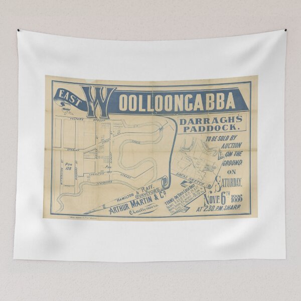 Item preview, East Wolloongabba Estate (East Brisbane) Darragh's Paddock Estate Vintage Map, Suburb Map, Historical Map, Real Estate Map designed and sold by housedetective.
