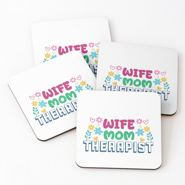 Item preview, Wife, Mom, Therapist Classic T-Shirt designed and sold by WonderSpringCreations.