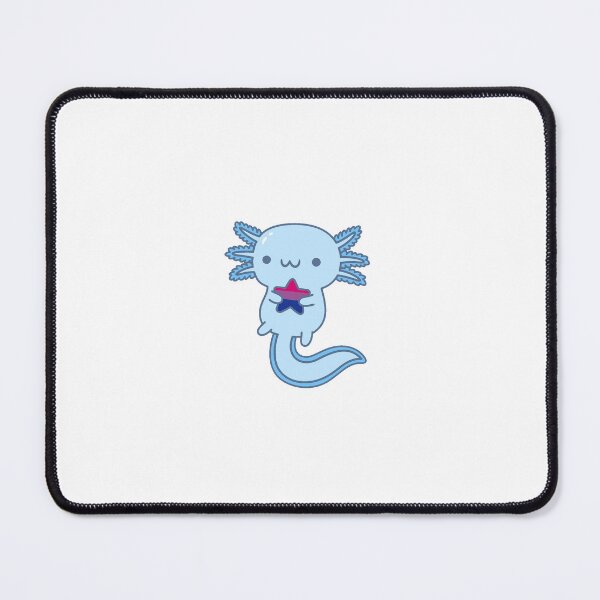 Item preview, Subtle Bi Pride Axolotl | Blue Bisexual Flag designed and sold by lea-lani.