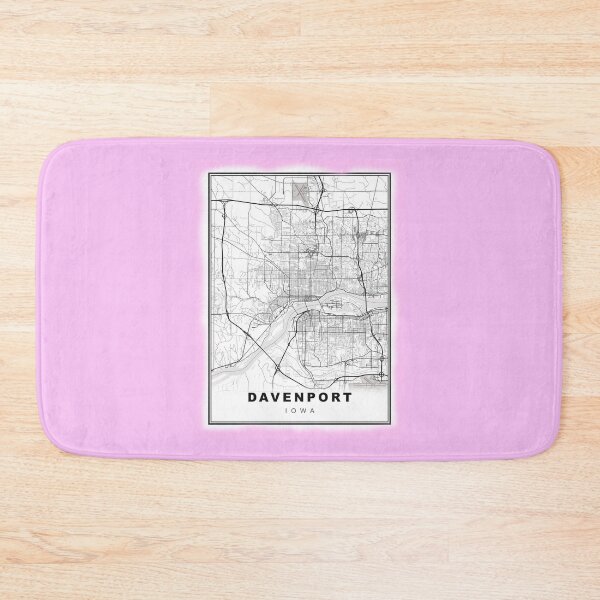 Item preview, Minimalist Davenport Map designed and sold by Tamas Das.