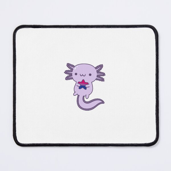 Item preview, Subtle Bi Pride Axolotl | Lavender Bisexual Flag designed and sold by lea-lani.