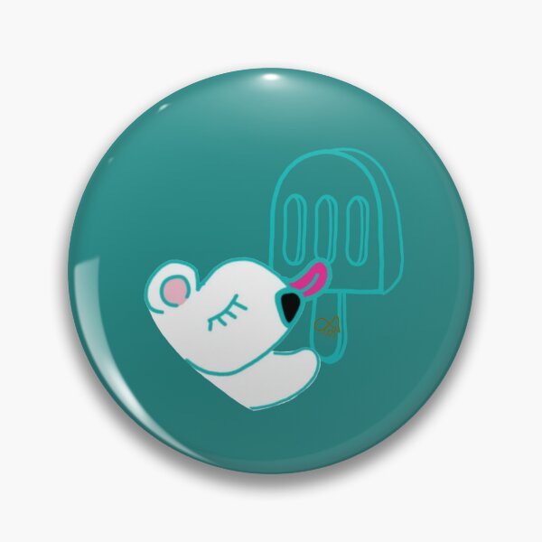 Item preview, LaMaisonOfMY EAT AN ICE CREAM POLAR BEAR COLLECTION No.1 GOLDEN GREEN designed and sold by LaMaisonOfMY.