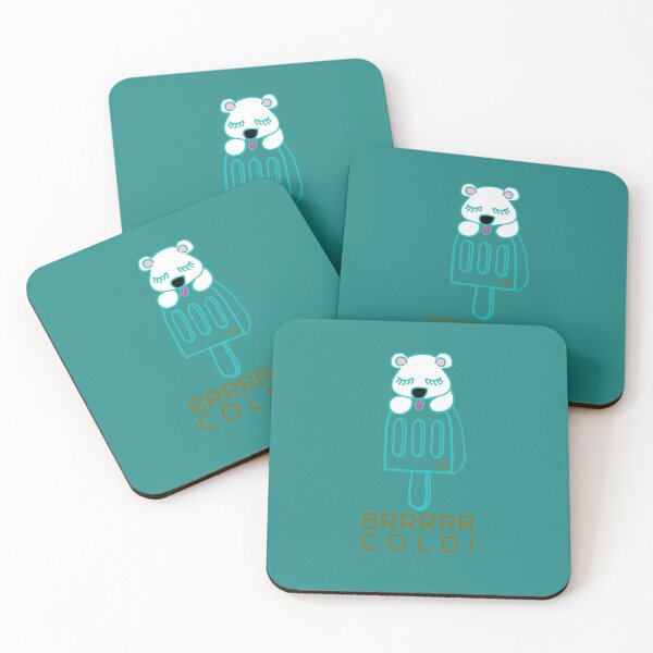 Item preview, LaMaisonOfMY EAT AN ICE CREAM POLAR BEAR COLLECTION No.2 GOLDEN GREEN designed and sold by LaMaisonOfMY.