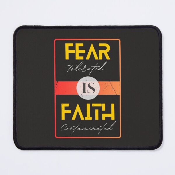 Item preview, Fear Tolerated is Faith Contaminated T-Shirt designed and sold by Anroda Designs.