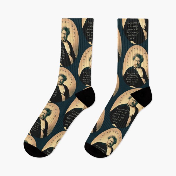 Item preview, Alexandre Dumas quote: Every man has a devouring passion in his heart, as every fruit has its worm; designed and sold by artbleed.