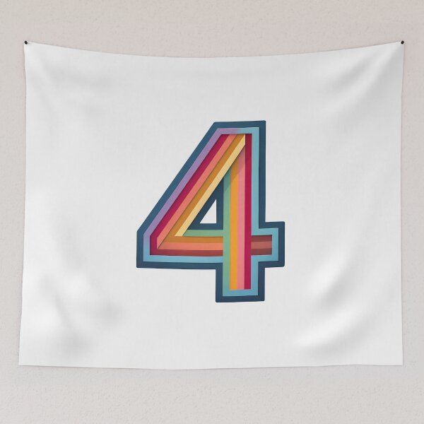 Item preview, Number 4 designed and sold by nimmitrends.