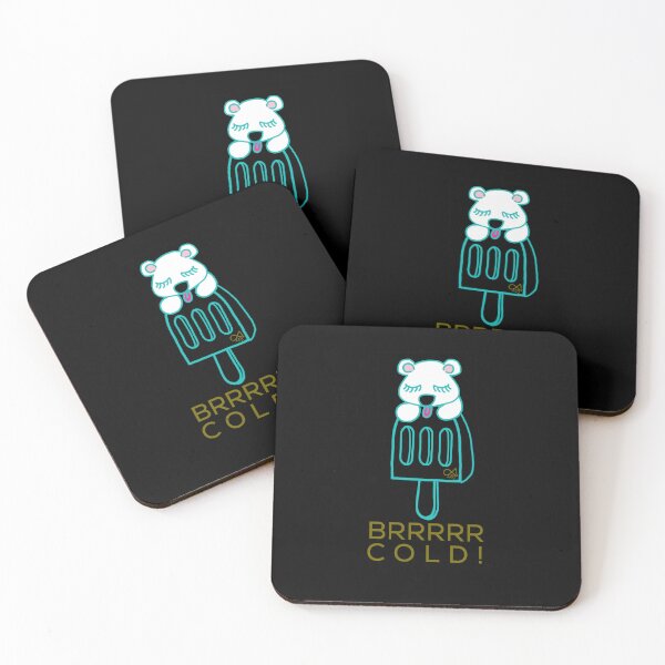 Item preview, LaMaisonOfMY EAT AN ICE CREAM POLAR BEAR COLLECTION No.2 GOLDEN BLACK designed and sold by LaMaisonOfMY.