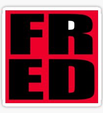 FRED Sticker