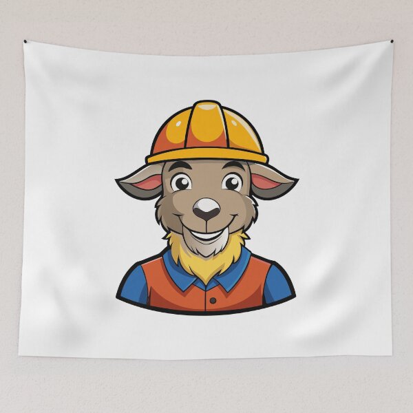 Item preview, Helmeted Goat Ready to Build. designed and sold by GregorySmithRed.