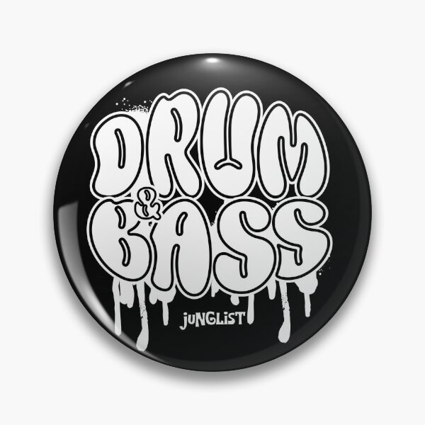 Item preview, DRUM AND BASS - Dnb Drip Drop (White) designed and sold by Discothreadz.