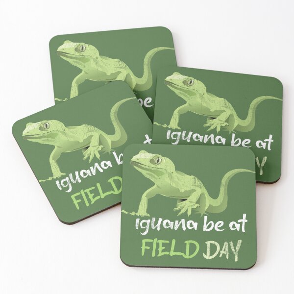 Item preview, Iguana Be At Field Day designed and sold by TheDirtyType.