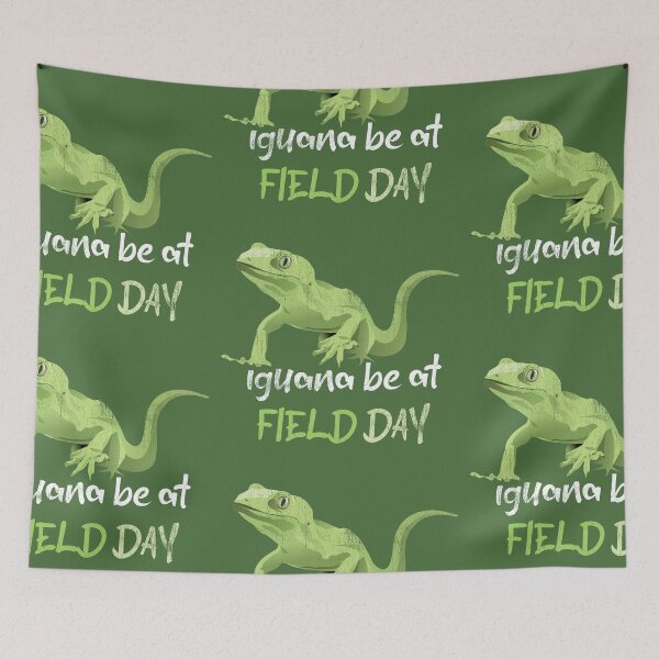 Item preview, Iguana Be At Field Day designed and sold by TheDirtyType.