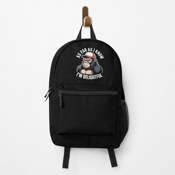 Item preview, Funny Gorilla Cartoon Art - Delightful Attitude Design designed and sold by love3617.