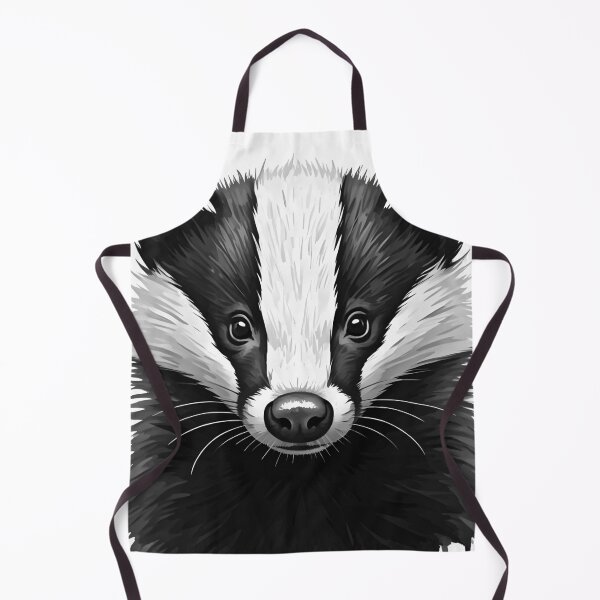 Item preview, European Badger Cub – Digital Ink Portrait designed and sold by Typeglyphs.