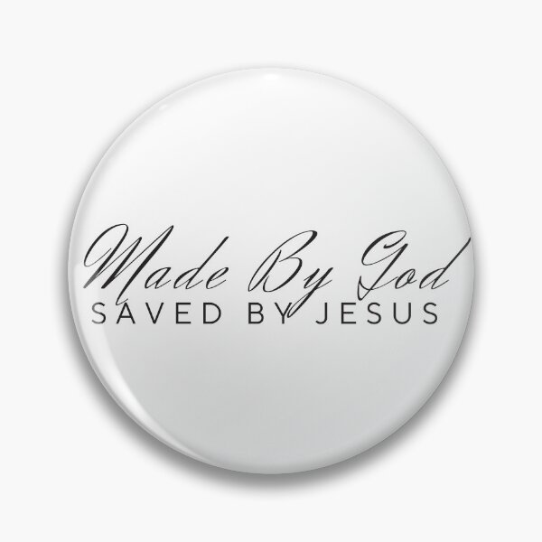 Item preview, Made by God - Saved by Jesus designed and sold by Agit.