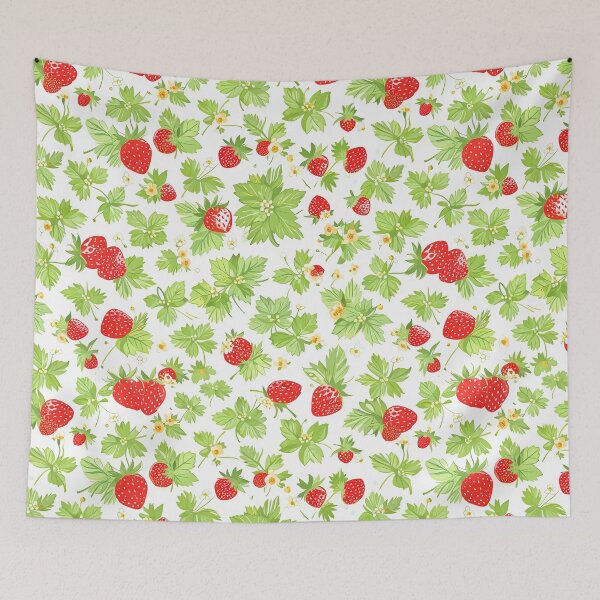 Item preview, Strawberry Flowers designed and sold by CoolPixels.