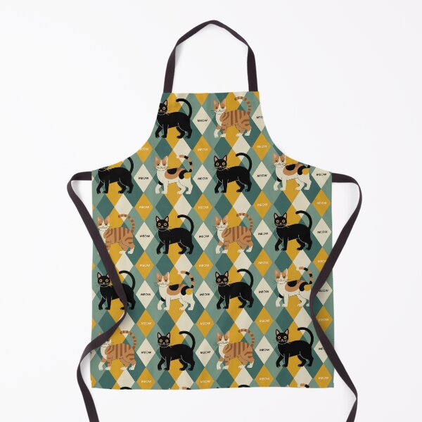 Item preview, Pattern of Cats in Mid Century Modern Style designed and sold by Tamas Das.