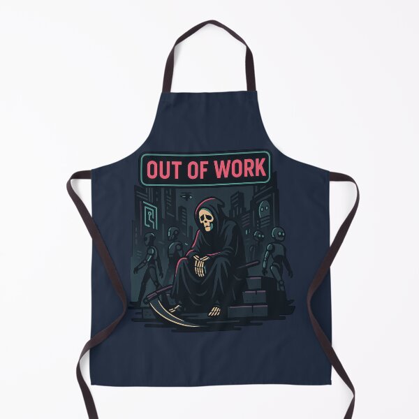 Item preview, Out of Work – Grim Reaper in AI Robot Future designed and sold by Planthem.
