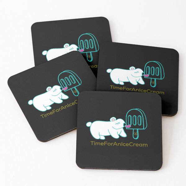 Item preview, LaMaisonOfMY EAT AN ICE CREAM POLAR BEAR COLLECTION No.5 GOLDEN BLACK designed and sold by LaMaisonOfMY.