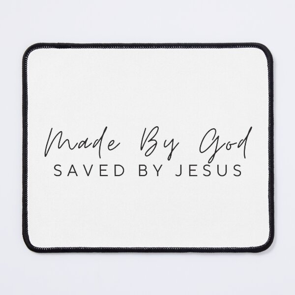 Item preview, Made by God - Saved by Jesus designed and sold by Agit.