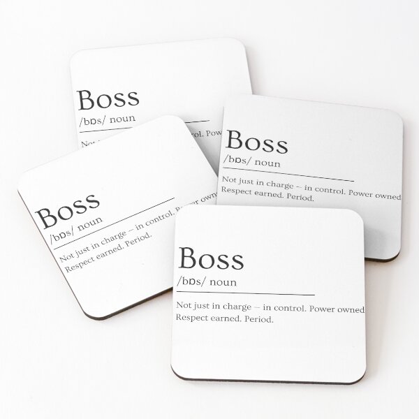 Item preview, Boss Definition Print – Feminist Power Word Art designed and sold by YourDreamHere1.
