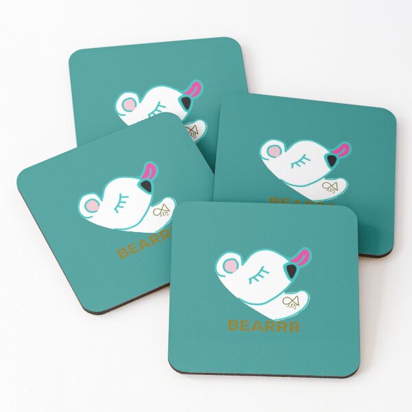 Item preview, LaMaisonOfMY EAT AN ICE CREAM POLAR BEAR COLLECTION No.7 GOLDEN GREEN designed and sold by LaMaisonOfMY.