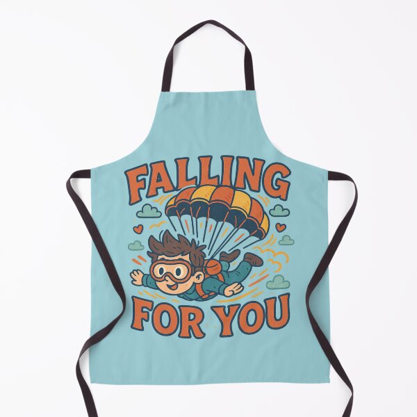 Item preview, Falling for You – Cute Skydiving Love Pun designed and sold by GirlyPopped.