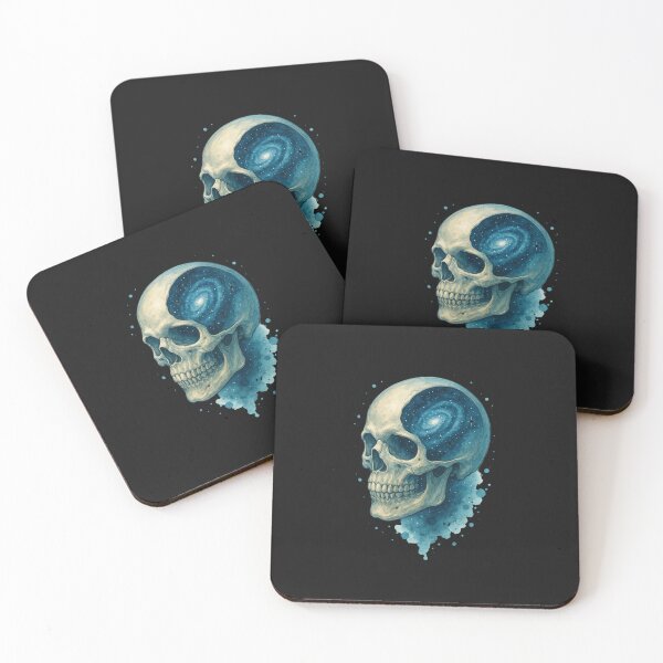 Item preview, "Galaxy Inside a Skull – Cosmic Skull Art with Stars and Space" designed and sold by ColorSplash123.
