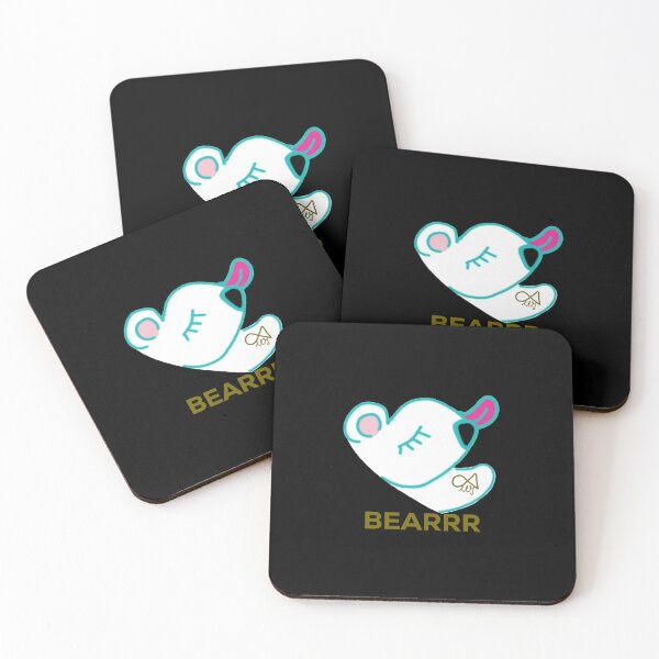 Item preview, LaMaisonOfMY EAT AN ICE CREAM POLAR BEAR COLLECTION No.7 GOLDEN BLACK designed and sold by LaMaisonOfMY.