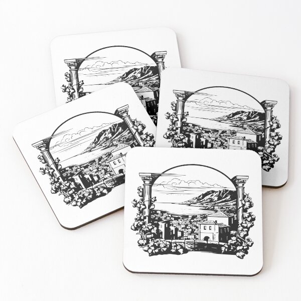 Item preview, Sicily Naples Italy View Urban Landscape Rome Village designed and sold by inkoutninja.