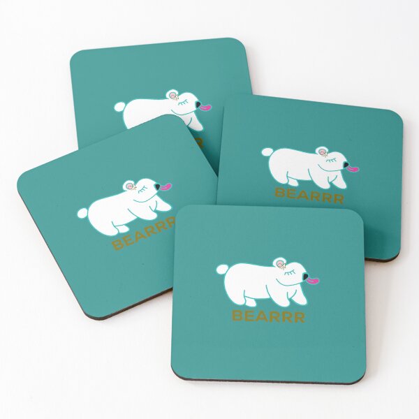 Item preview, LaMaisonOfMY EAT AN ICE CREAM POLAR BEAR COLLECTION No.8 GOLDEN GREEN designed and sold by LaMaisonOfMY.