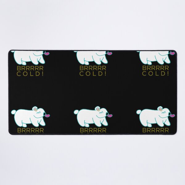 Item preview, LaMaisonOfMY EAT AN ICE CREAM POLAR BEAR COLLECTION No.9 GOLDEN BLACK designed and sold by LaMaisonOfMY.