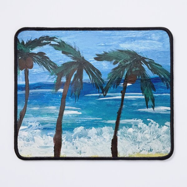 Item preview, Tropical Beach and Palm Trees designed and sold by Graced2003.