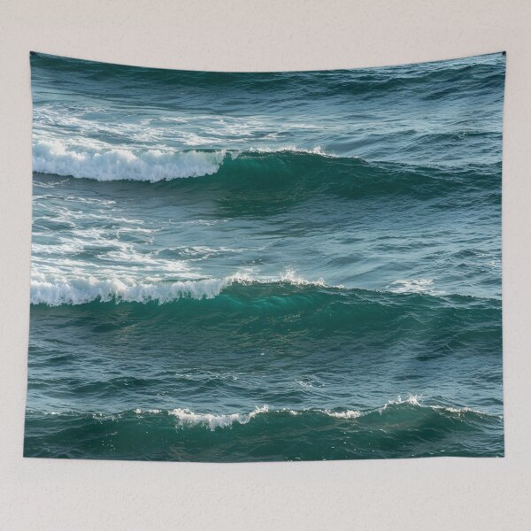 Item preview, Ocean Waves Aesthetic – Tranquil Sea Art, Coastal Nature Print designed and sold by Unlimited-Style.