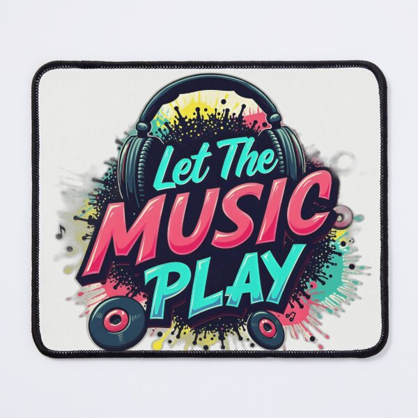 Item preview, Let the Music Play – Vibe Tee designed and sold by WillRose-Fashon.