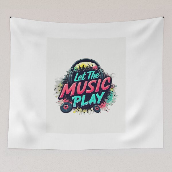 Item preview, Let the Music Play – Vibe Tee designed and sold by WillRose-Fashon.