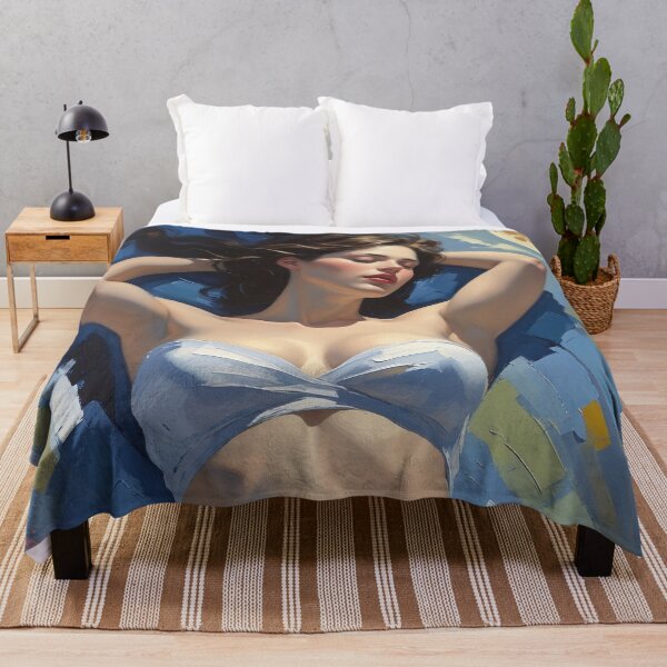 Item preview, Sleeping beauty- moon - oil on canvas designed and sold by UmagineArts.