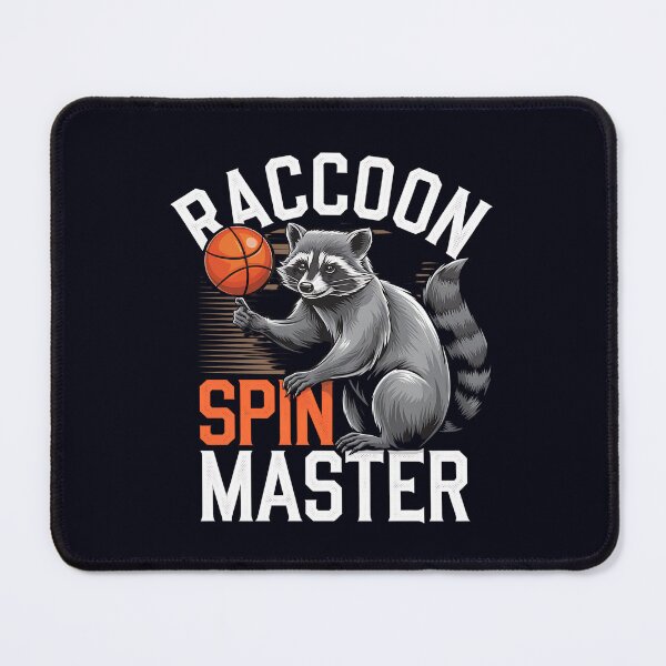 Item preview, Raccoon Spin Master – Funny Basketball Critter designed and sold by Taans-Creation.
