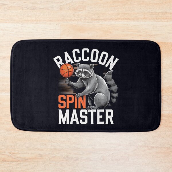 Item preview, Raccoon Spin Master – Funny Basketball Critter designed and sold by Taans-Creation.