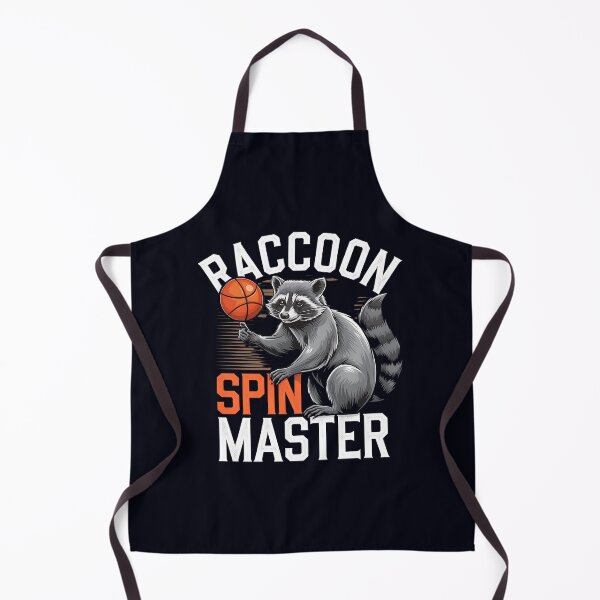 Item preview, Raccoon Spin Master – Funny Basketball Critter designed and sold by Taans-Creation.