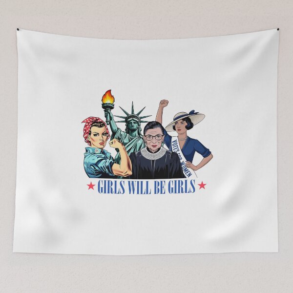 Item preview, Girls Will Be Girls designed and sold by vintagearttee.