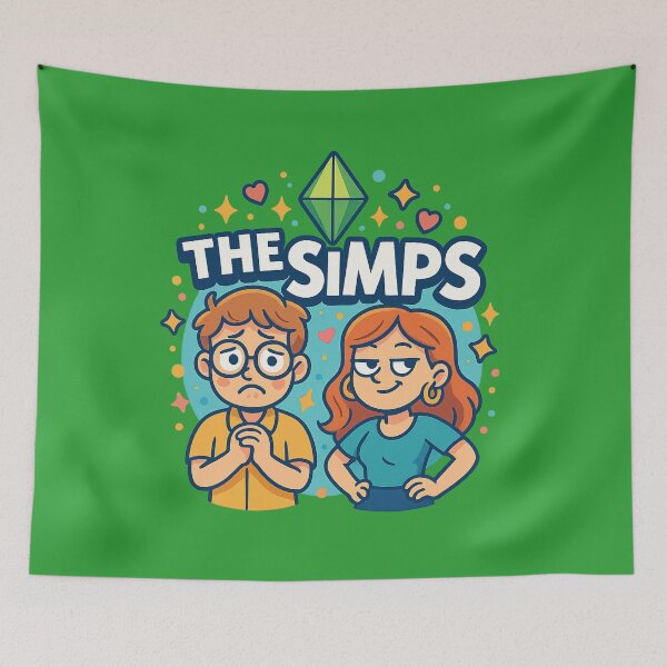 Item preview, The Simps – Funny Sims Game Parody designed and sold by GirlyPopped.