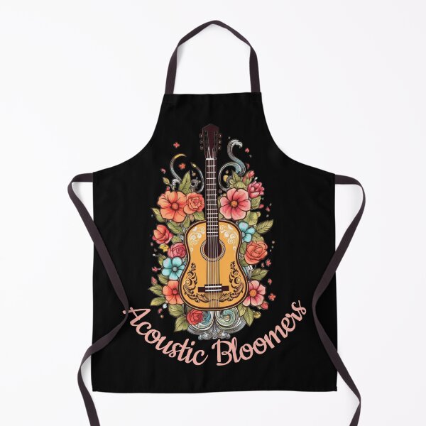 Item preview, Acoustic Bloomers – Floral Guitar Illustration for Music & Nature Lovers designed and sold by Dantin.